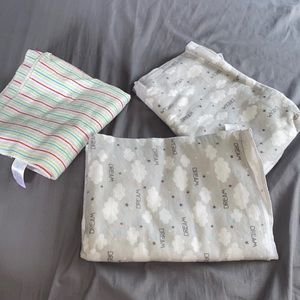 Bundle of 3 BRAND NEW Swaddle Blankets